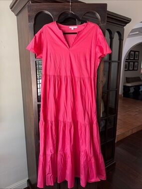 Chico’s pink maxi dress